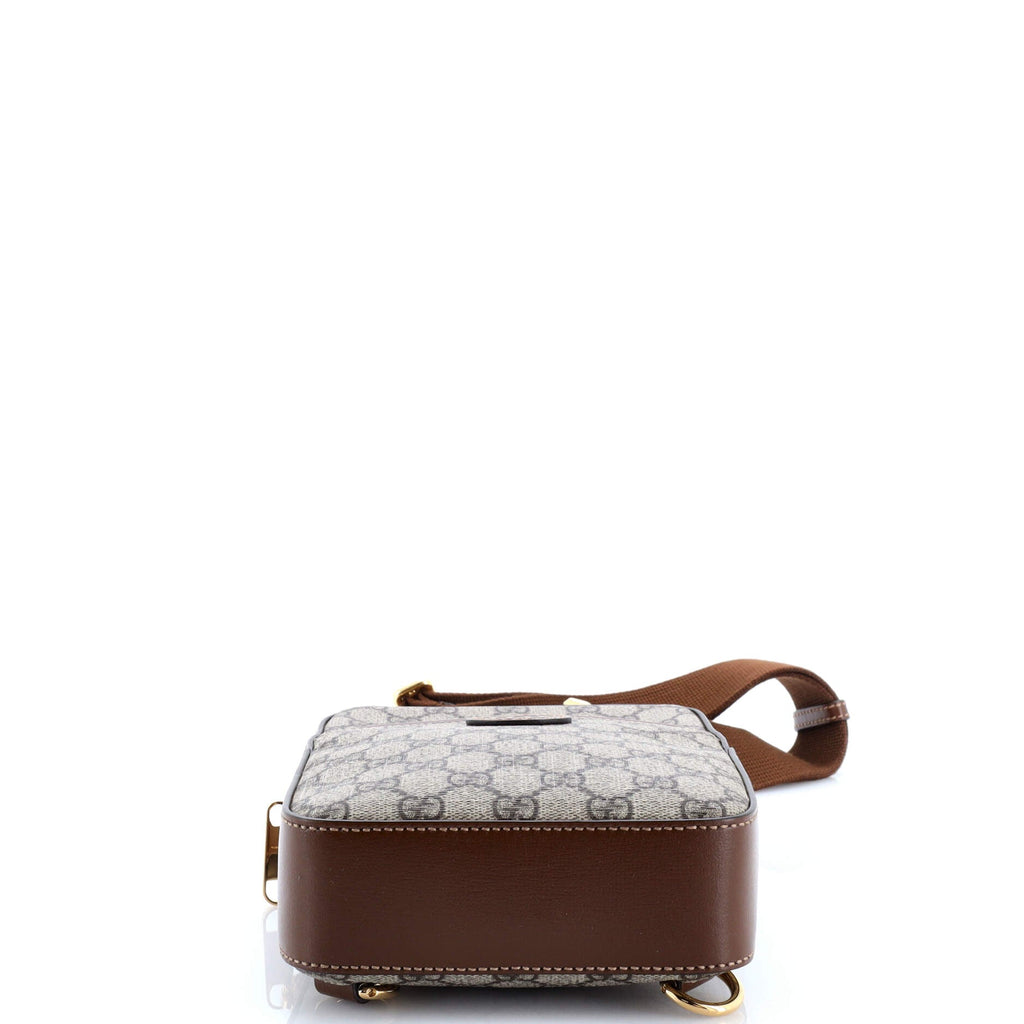 Interlocking G Patch Sling Bag GG Coated Canvas Small