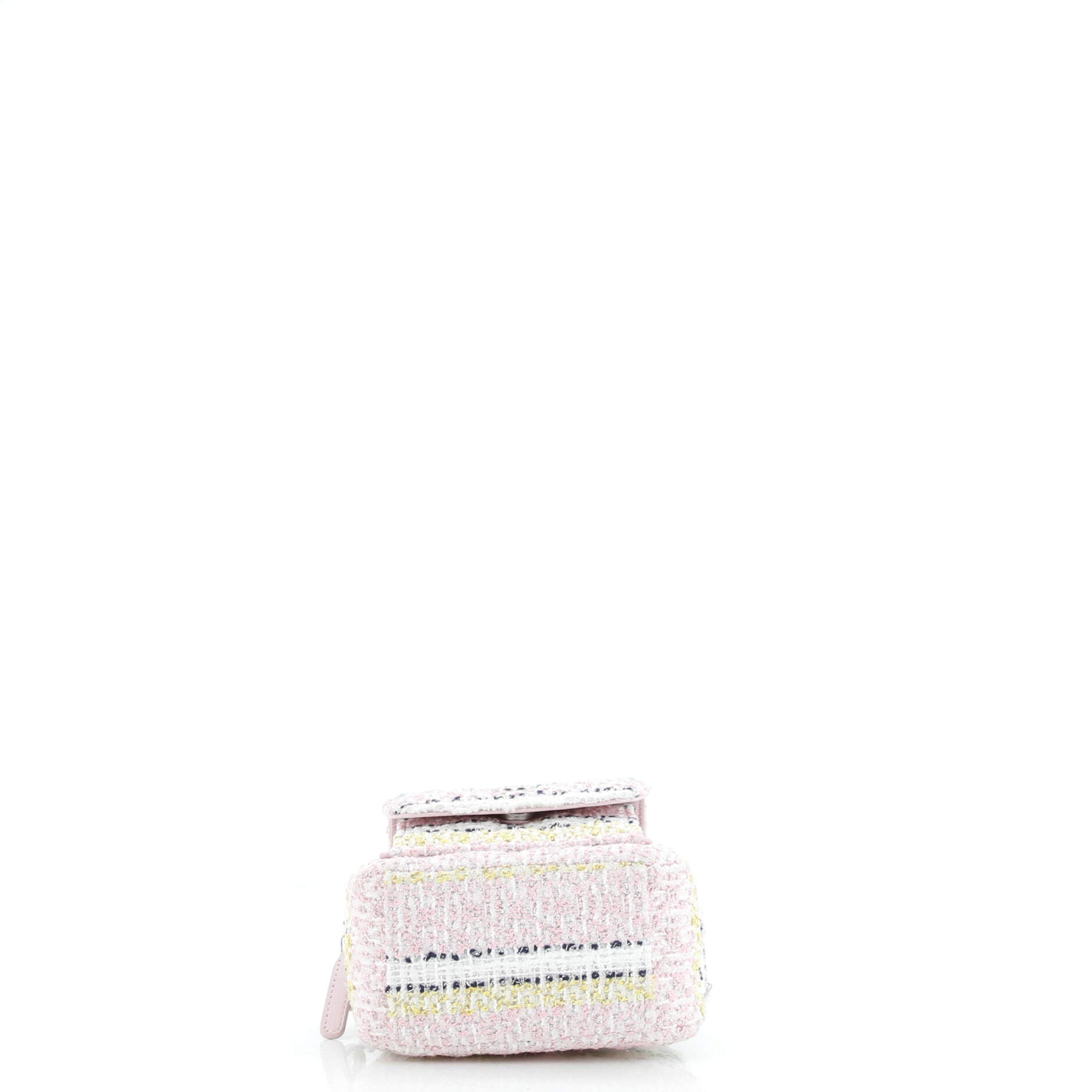 Classic CC Chain Pocket Backpack Quilted Tweed Mini