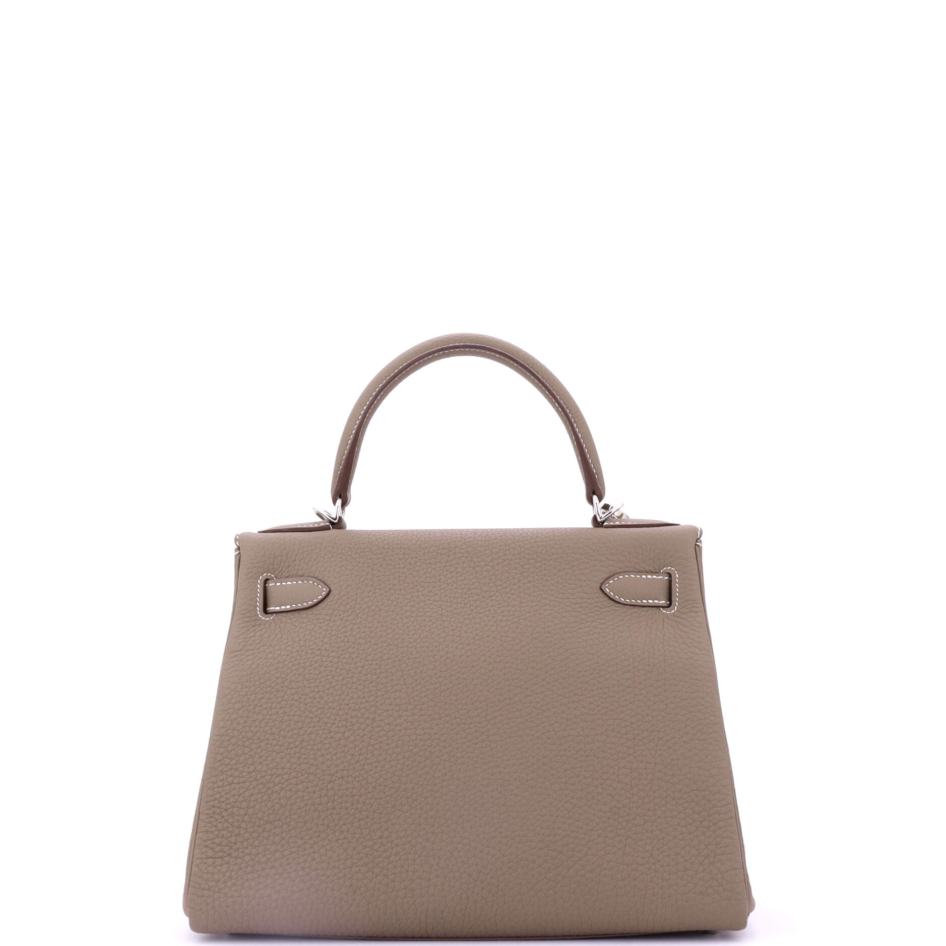 Kelly Handbag Grey Togo with Palladium Hardware 28