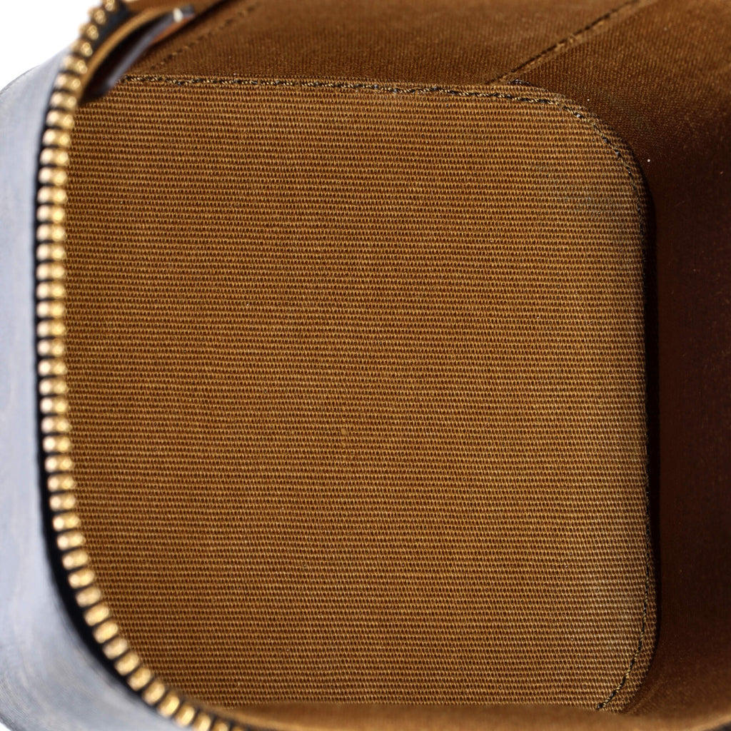 Top Handle Square Vanity Case Triomphe Coated Canvas Mini