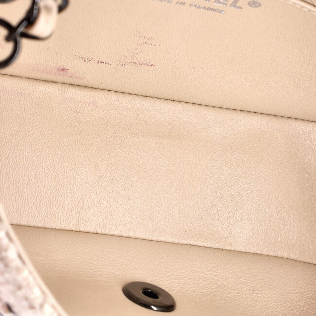Classic Single Flap Bag Quilted Tweed Mini