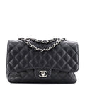 Classic Single Flap Bag Quilted Caviar Jumbo