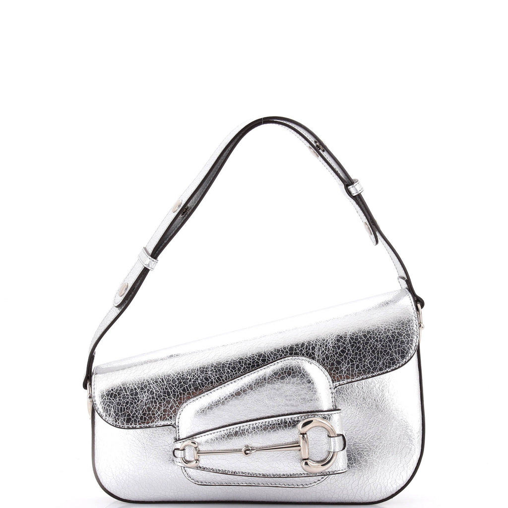 Horsebit 1955 Asymmetric Shoulder Bag Leather Small