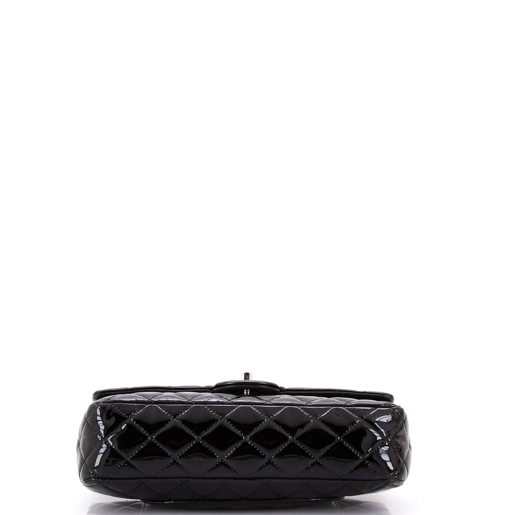 Classic Double Flap Bag Quilted Patent Medium