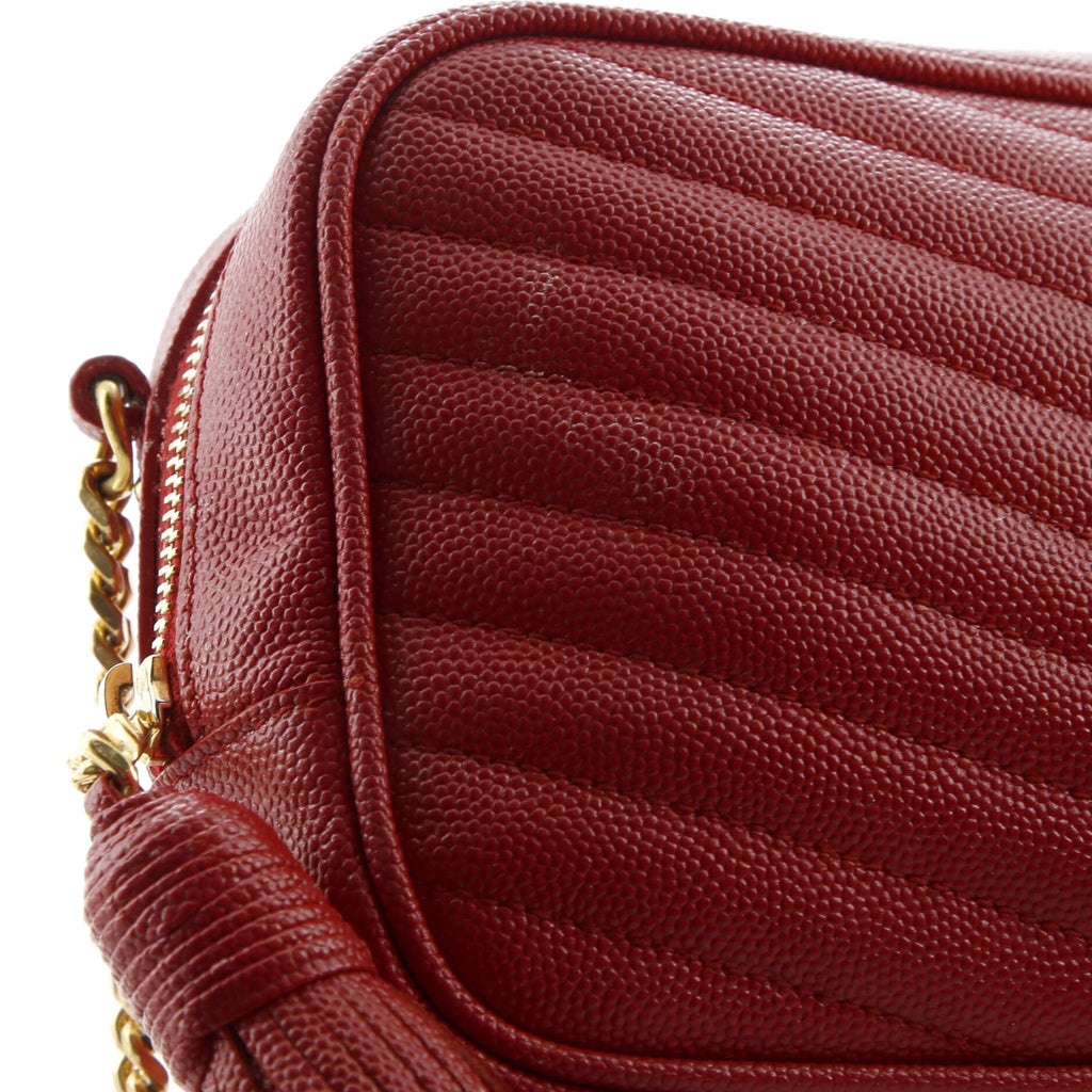 Lou Camera Bag Matelasse Chevron Leather Mini