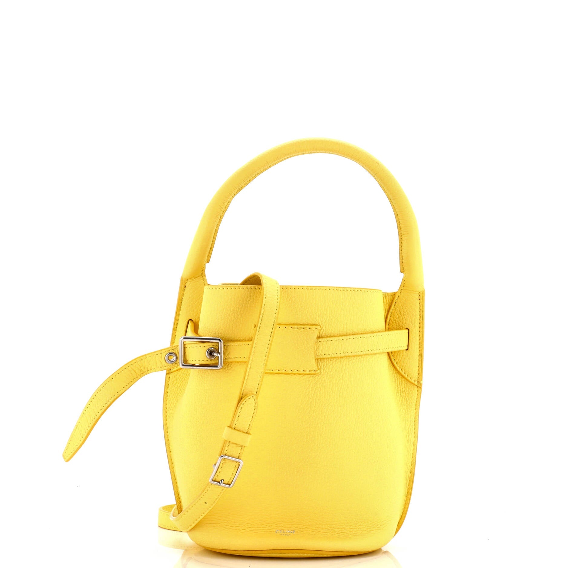 Big Bag Bucket Leather Nano