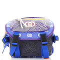 Buckle Flap Chest Strap Backpack GG Fabric with Rubber
