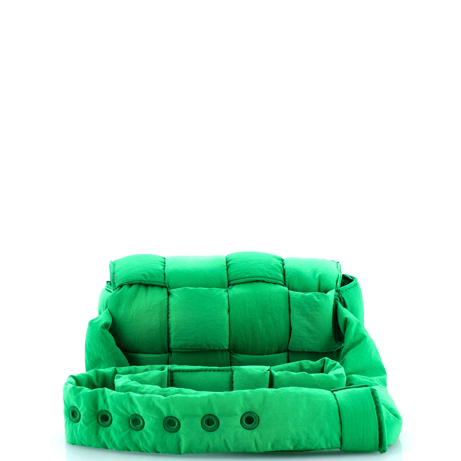 Cassette Crossbody Bag Maxi Intrecciato Nylon