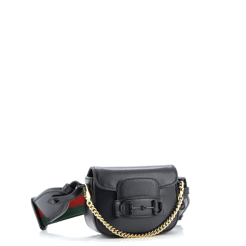 Horsebit 1955 Shoulder Bag Leather Super Mini