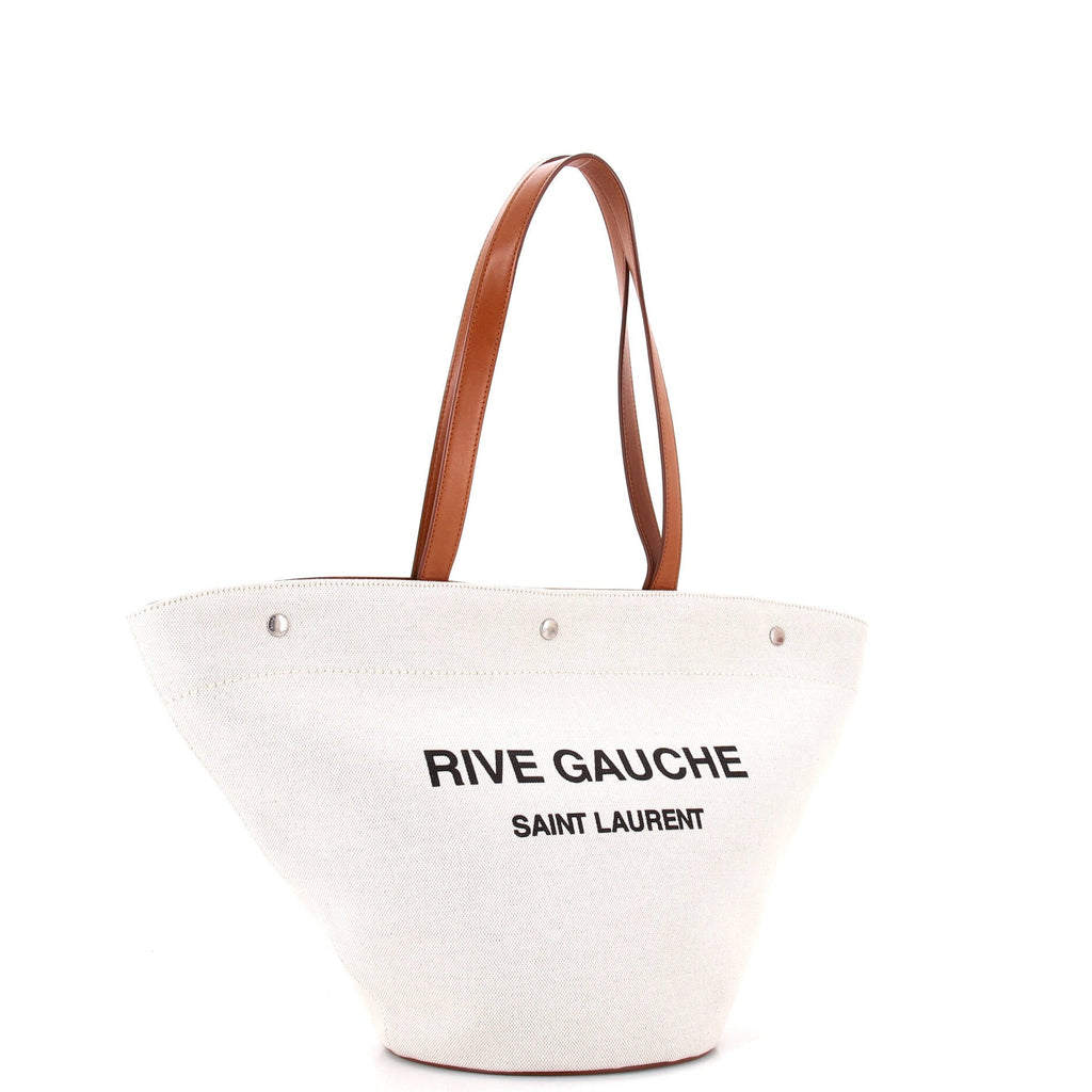 Rive Gauche Trapezoid Tote Canvas