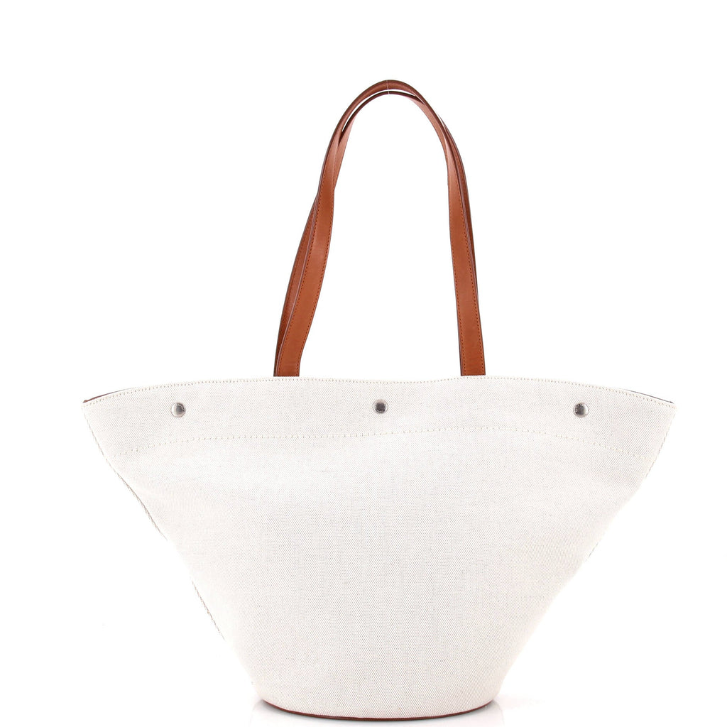 Rive Gauche Trapezoid Tote Canvas