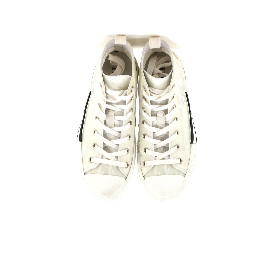 Women's B23 High-Top Sneakers Oblique Coated Canvas and PVC