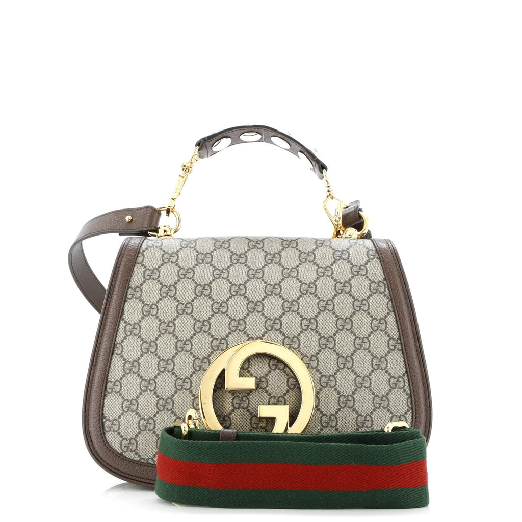 Blondie NM Top Handle Bag GG Coated Canvas Medium