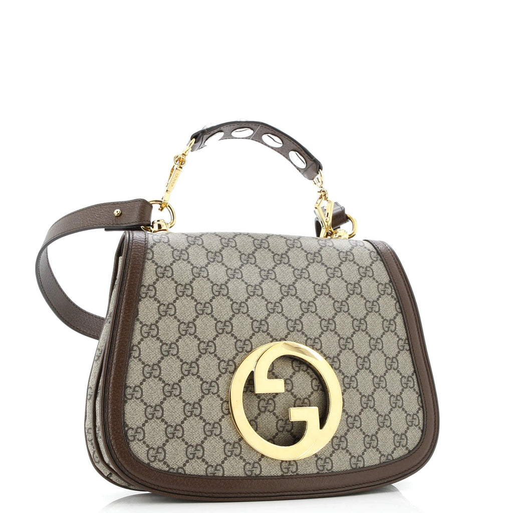 Blondie NM Top Handle Bag GG Coated Canvas Medium