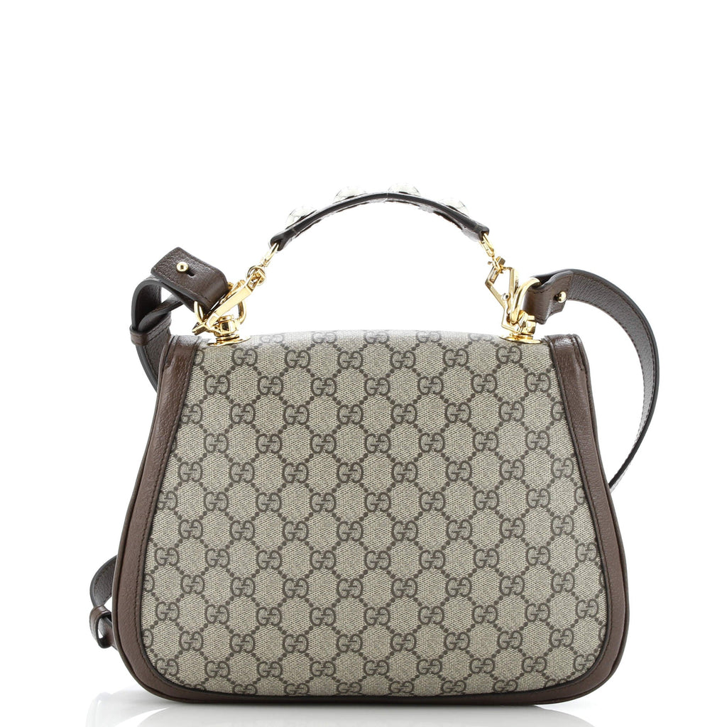 Blondie NM Top Handle Bag GG Coated Canvas Medium
