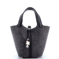 Picotin Lock Bag Felt with Leather PM
