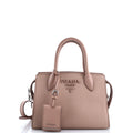 Monochrome Tote Saffiano with City Calf Mini