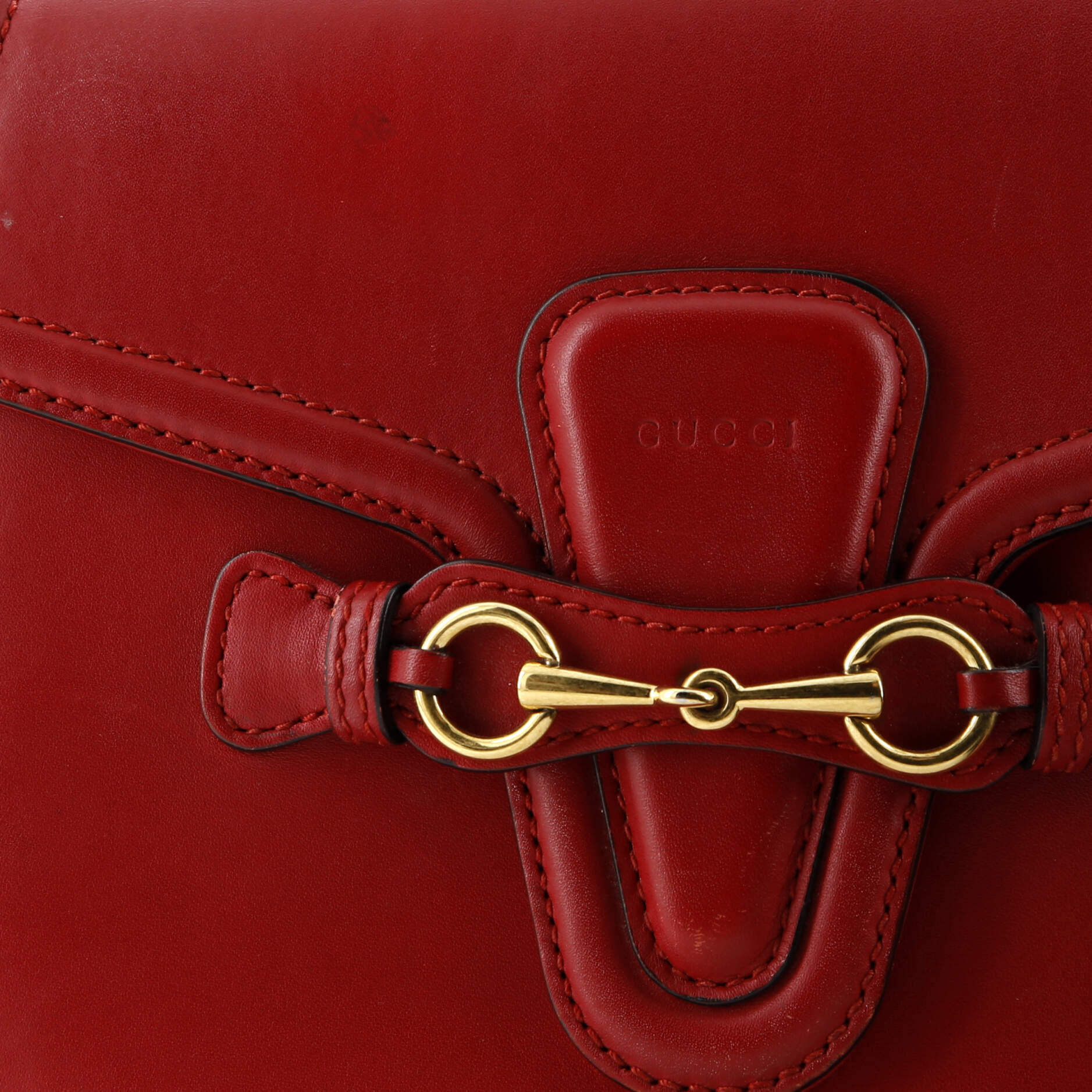 Lady Web Shoulder Bag Leather Medium