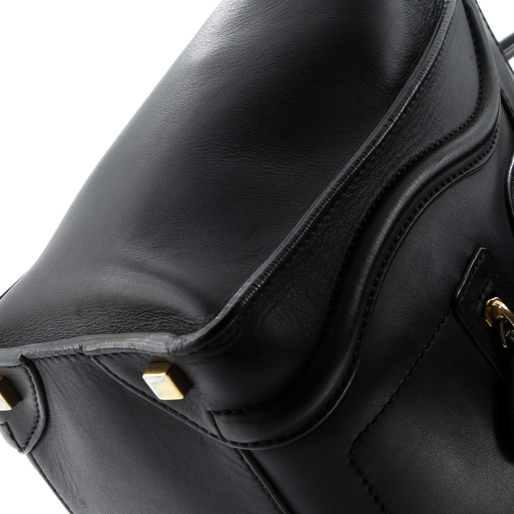 Luggage Bag Smooth Leather Micro