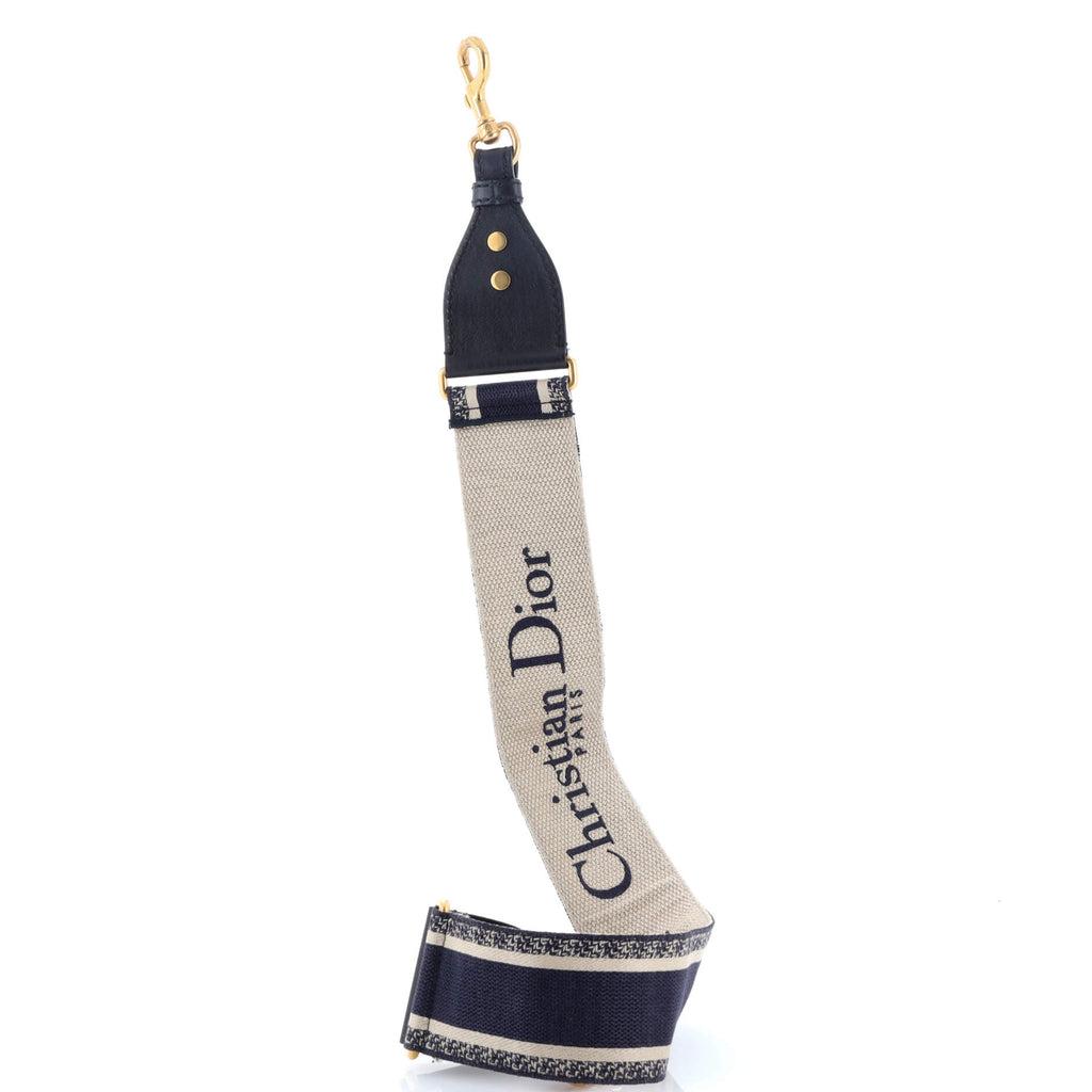 Logo Shoulder Strap Embroidered Canvas