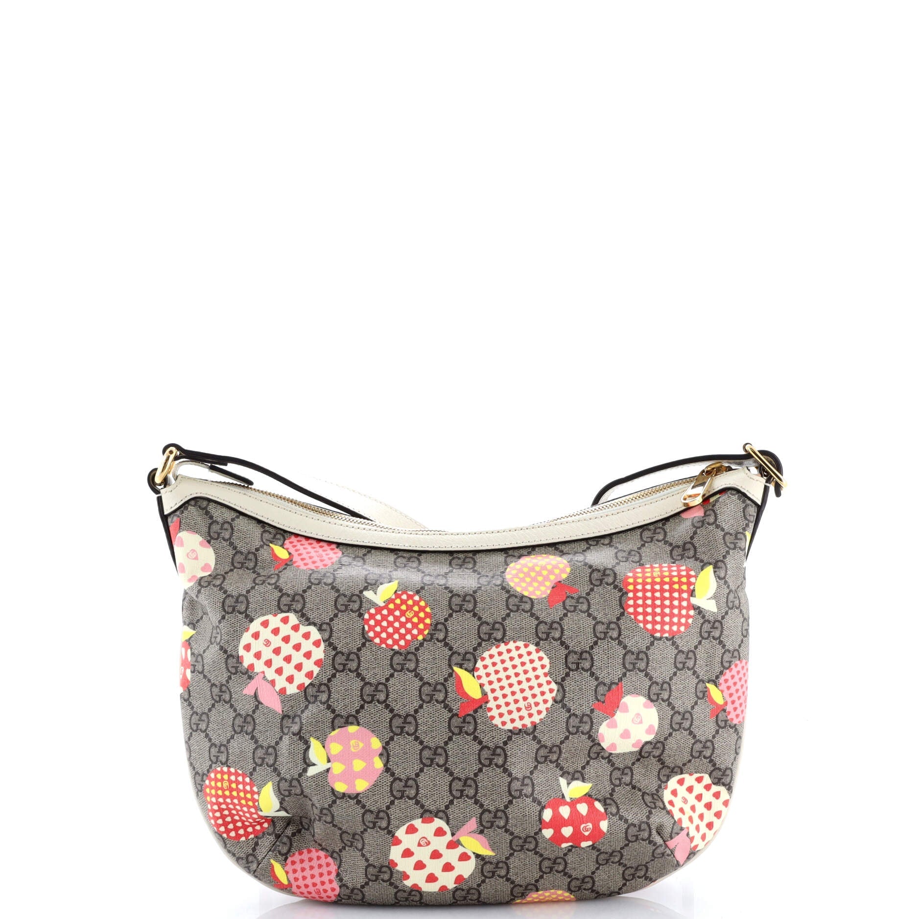 Ophidia Half Moon Hobo Printed GG Coated Canvas Small