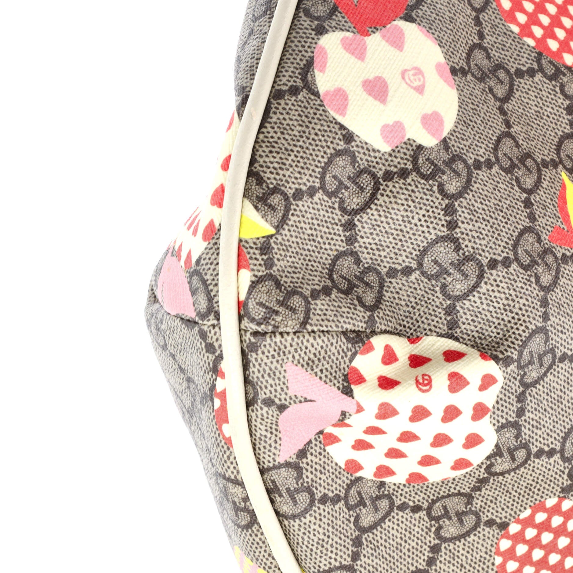 Ophidia Half Moon Hobo Printed GG Coated Canvas Small