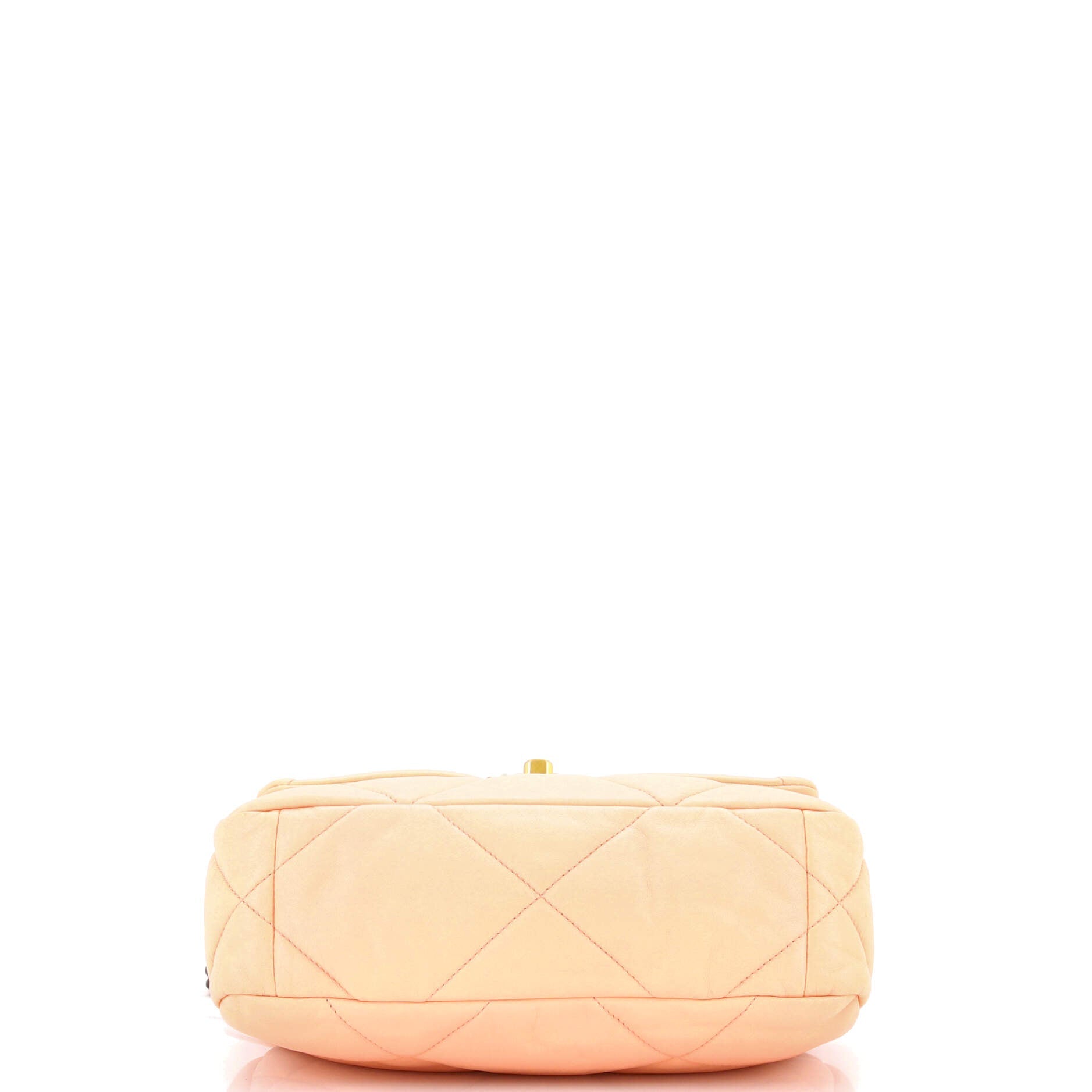 19 Flap Bag Quilted Leather Medium