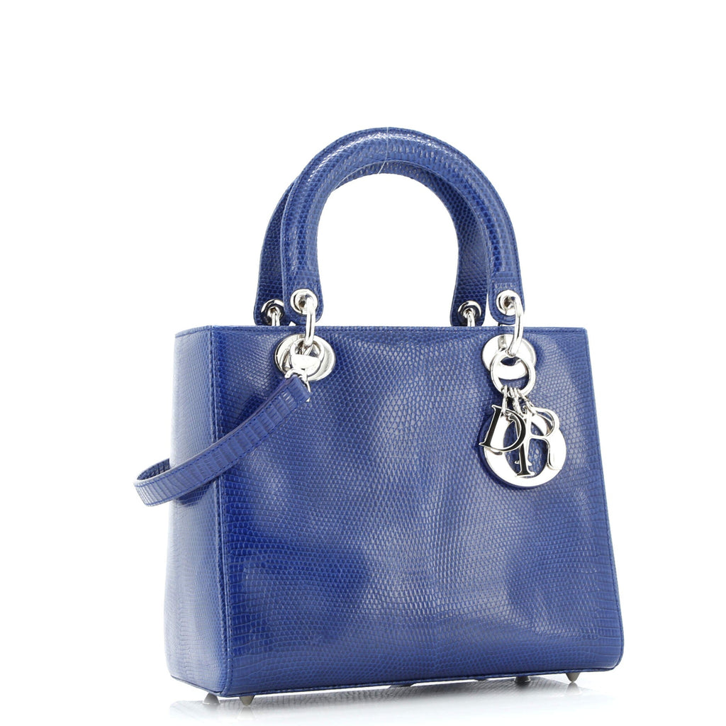 Lady Dior Bag Lizard Medium