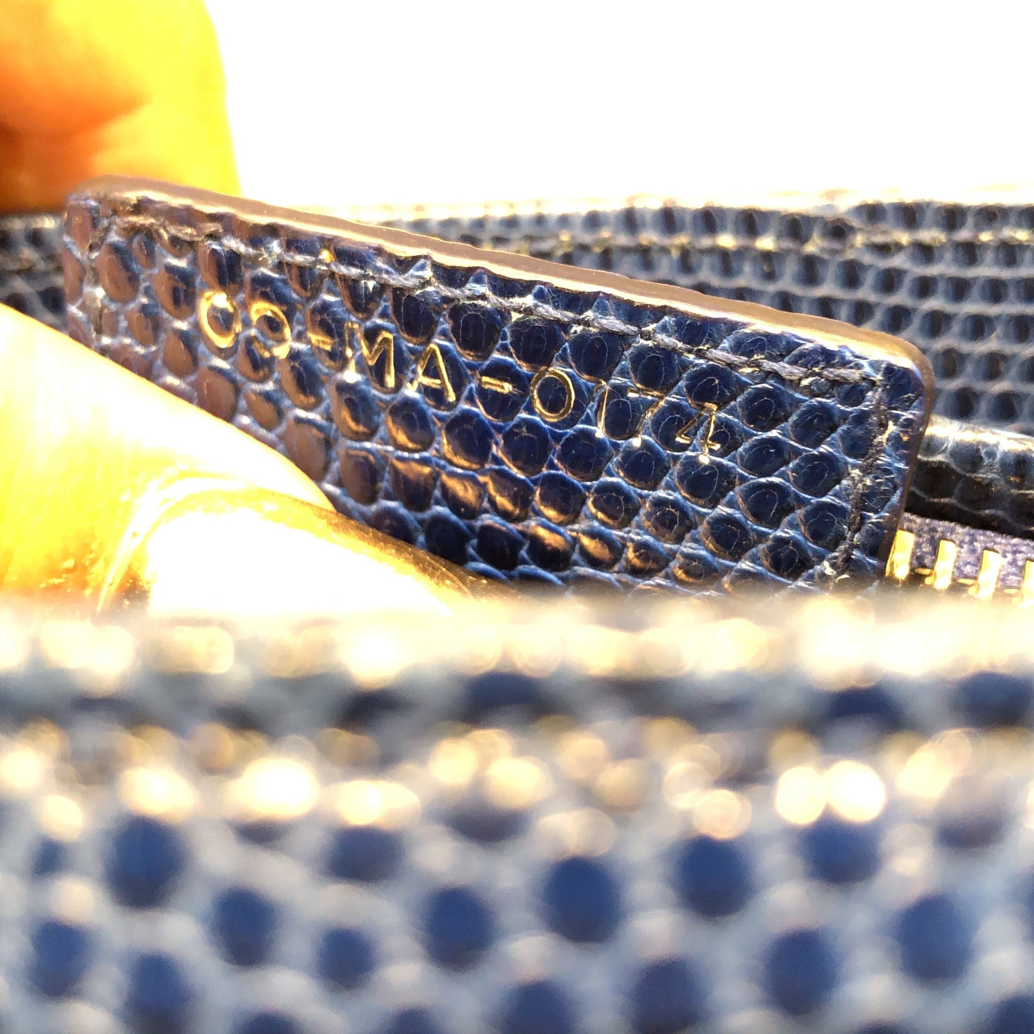 Lady Dior Bag Lizard Medium