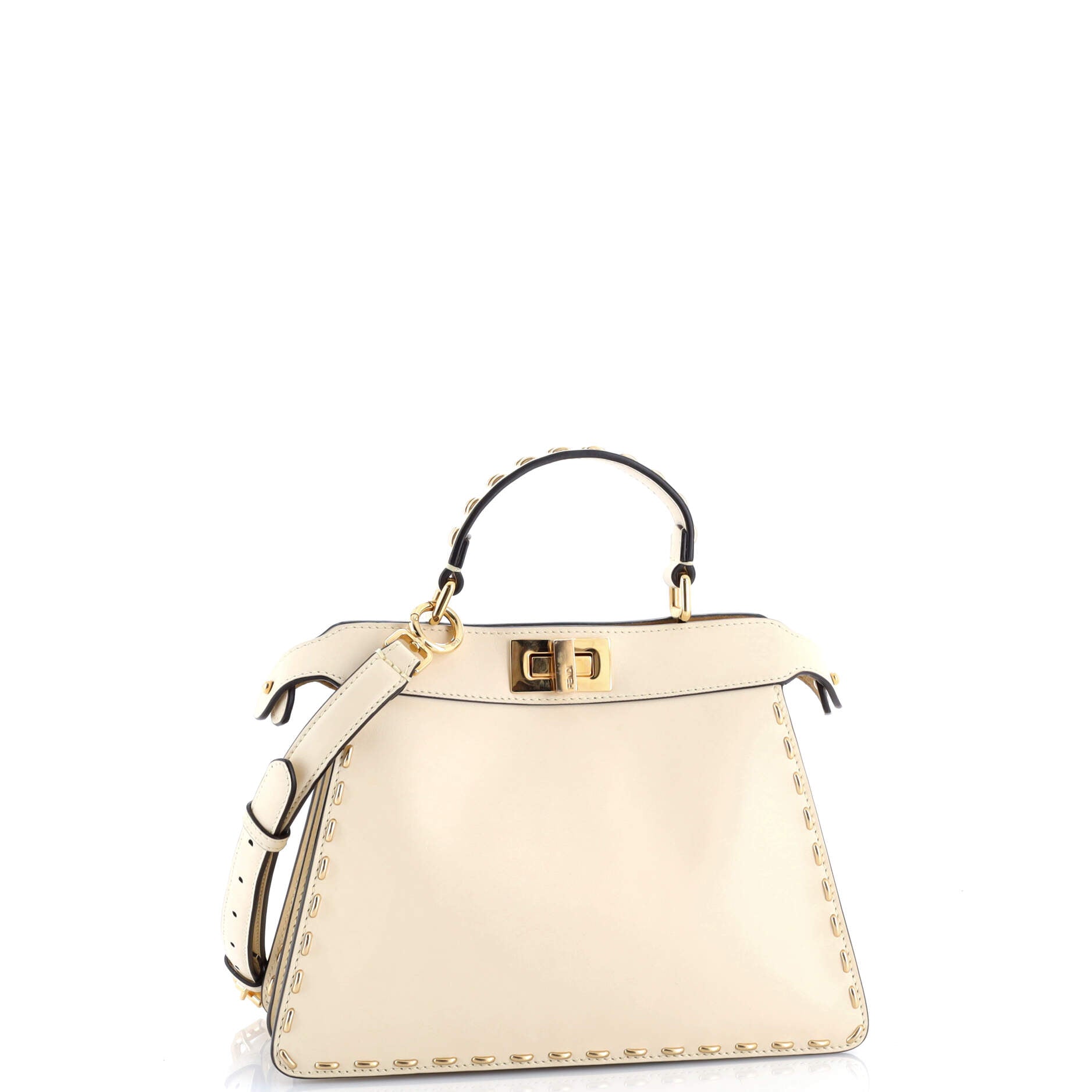 Peekaboo ISeeU Bag Studded Leather Small