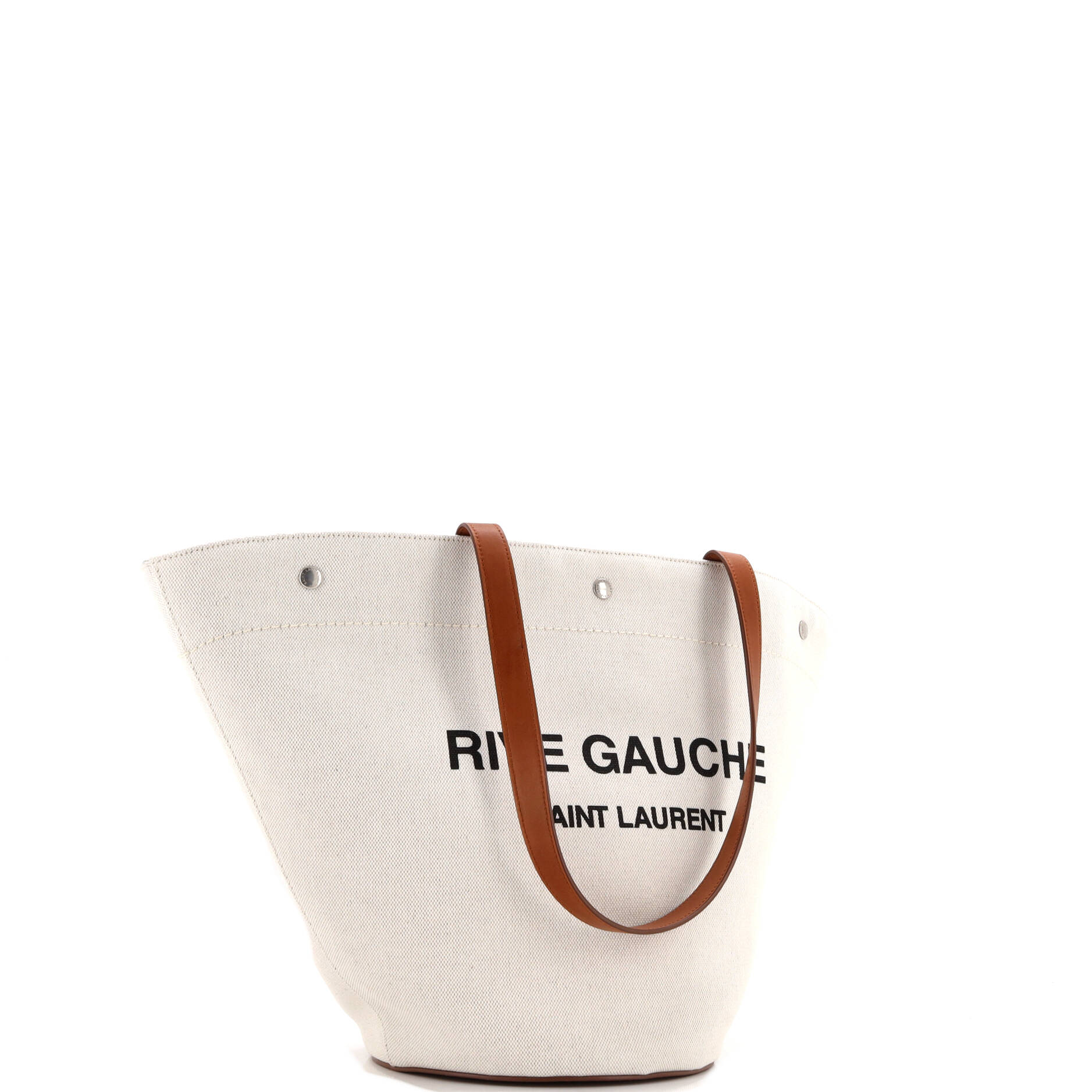 Rive Gauche Trapezoid Tote Canvas