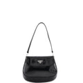 Cleo Flap Shoulder Bag Spazzolato Leather Small