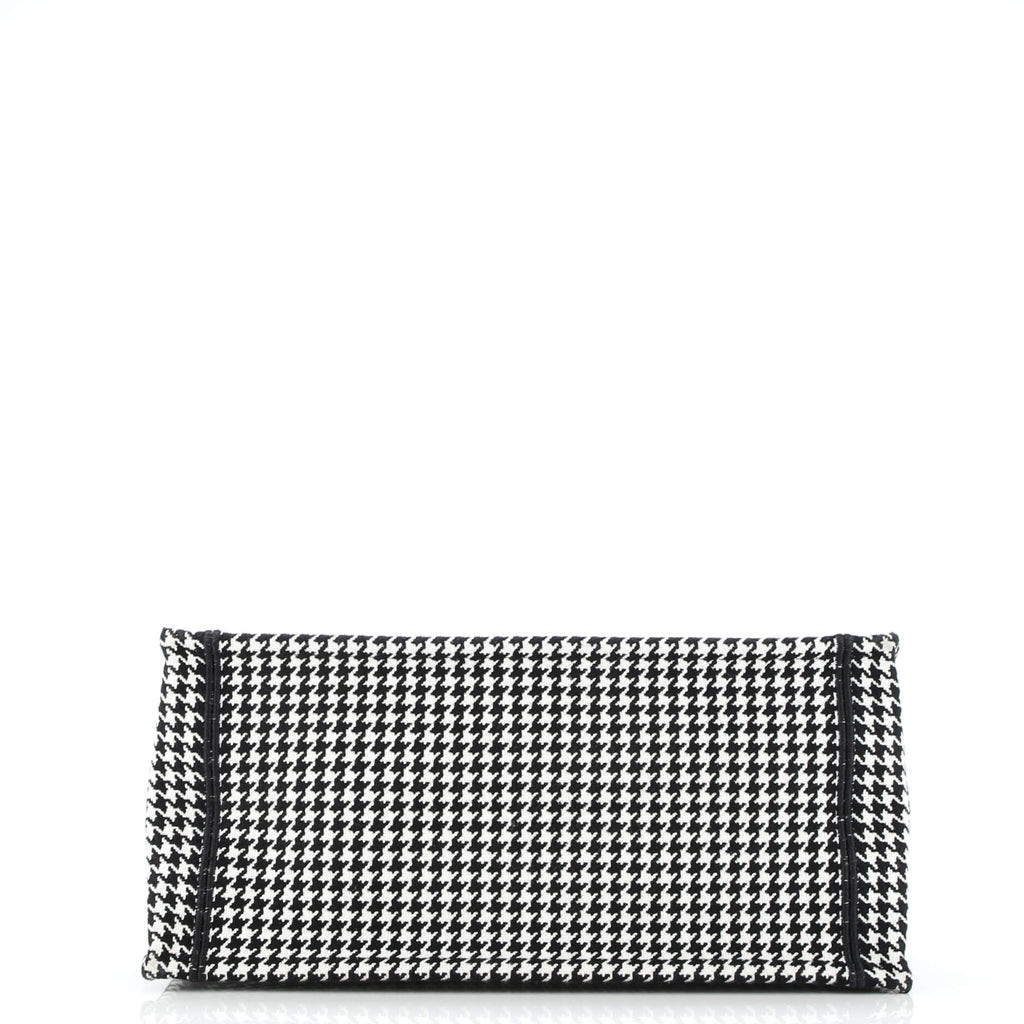 Book Tote Houndstooth Canvas Medium