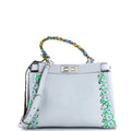 Peekaboo Bag Leather with Ribbon Whipstitch Regular