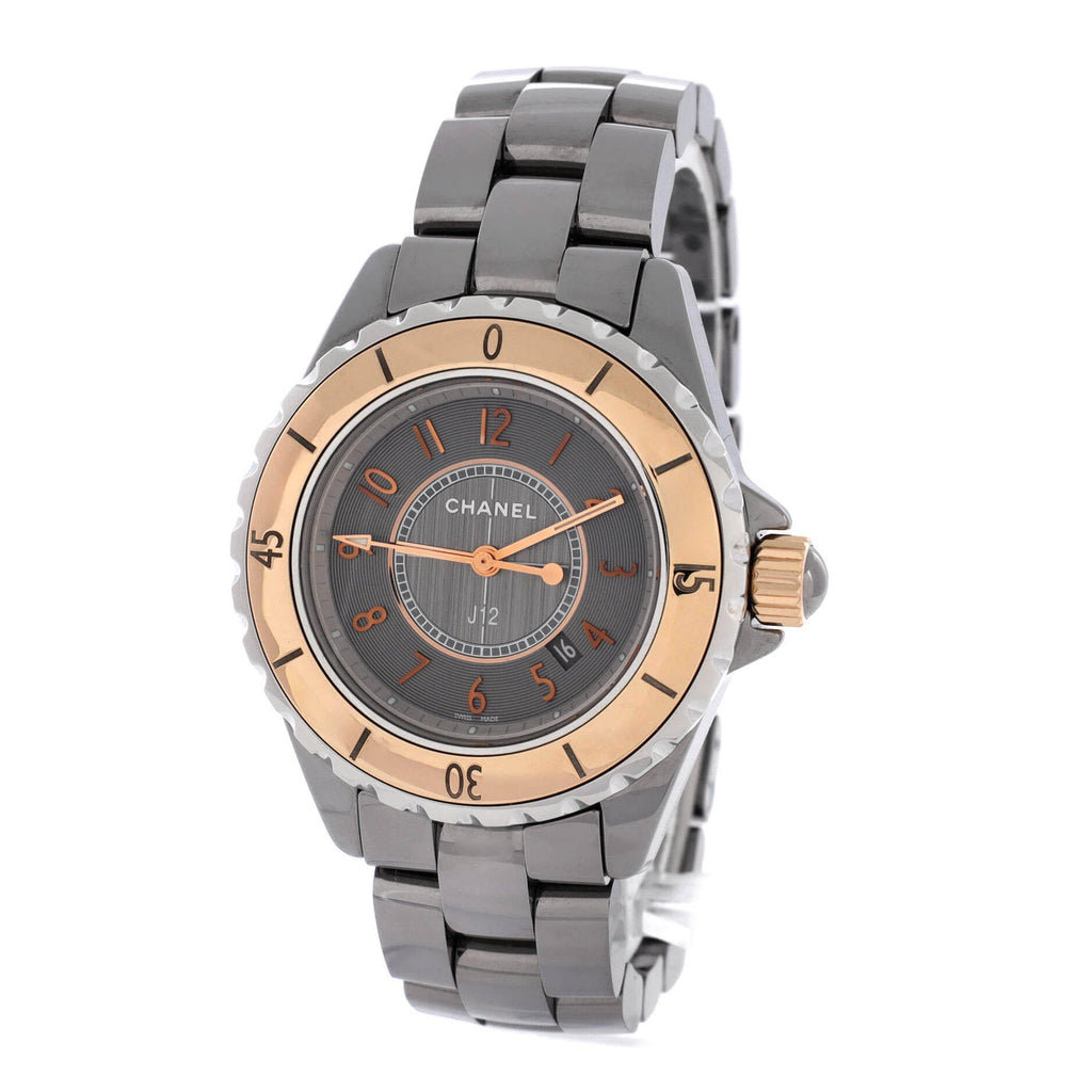 J12 Chromatic Quartz Watch Titanium Ceramic and Stainless Steel 33