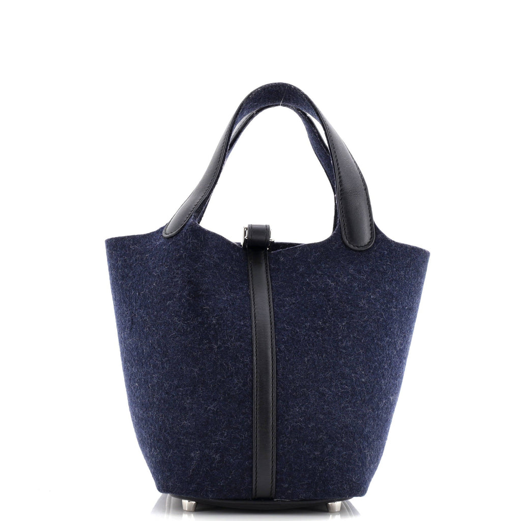 Picotin Lock Bag Felt with Leather PM