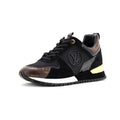 Women's Run Away Sneakers Mesh with Monogram Canvas and Suede