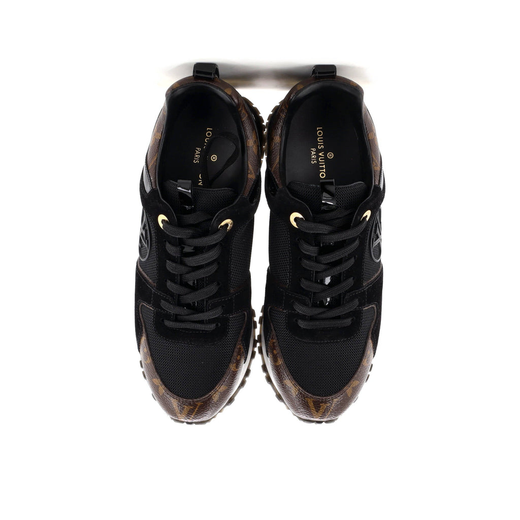 Women's Run Away Sneakers Mesh with Monogram Canvas and Suede