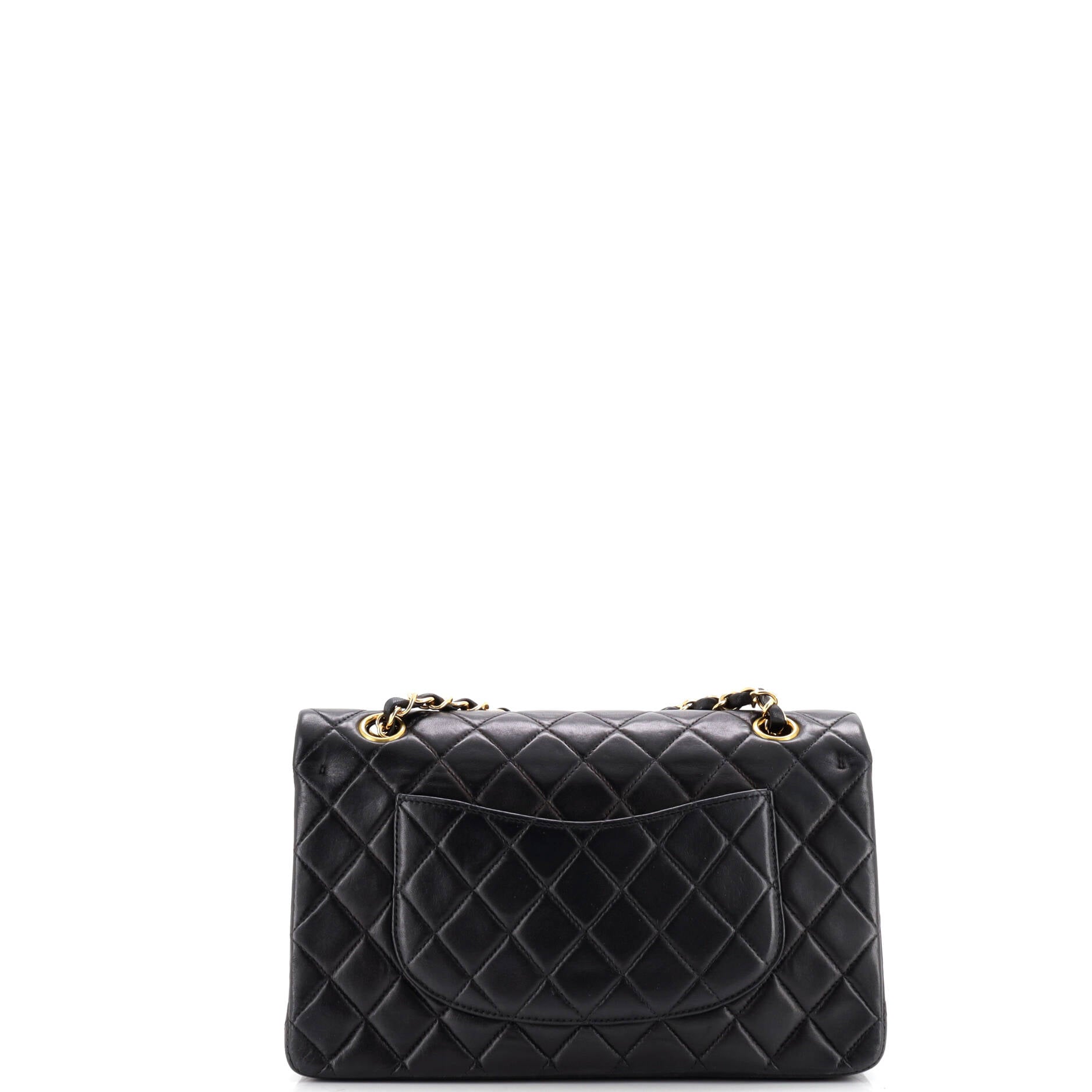 Vintage Classic Double Flap Bag Quilted Lambskin Medium
