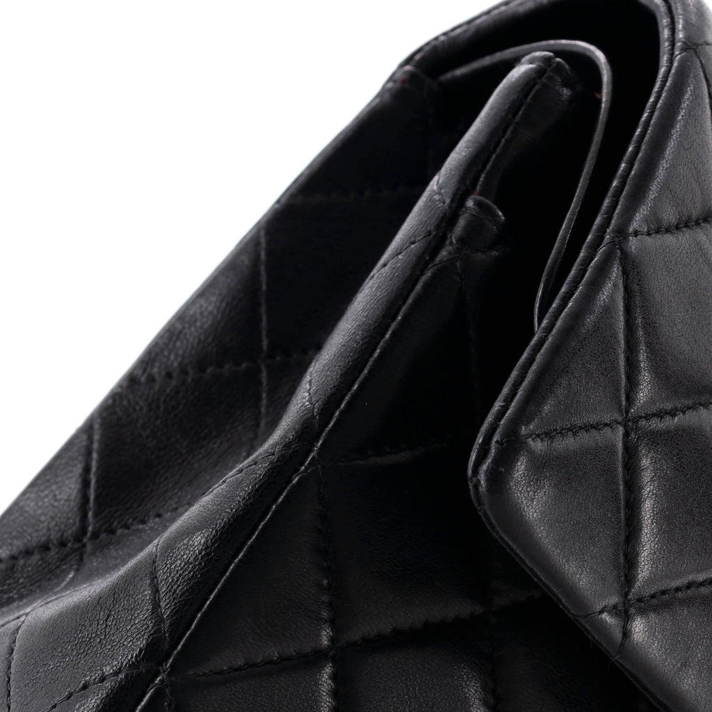 Vintage Classic Double Flap Bag Quilted Lambskin Medium