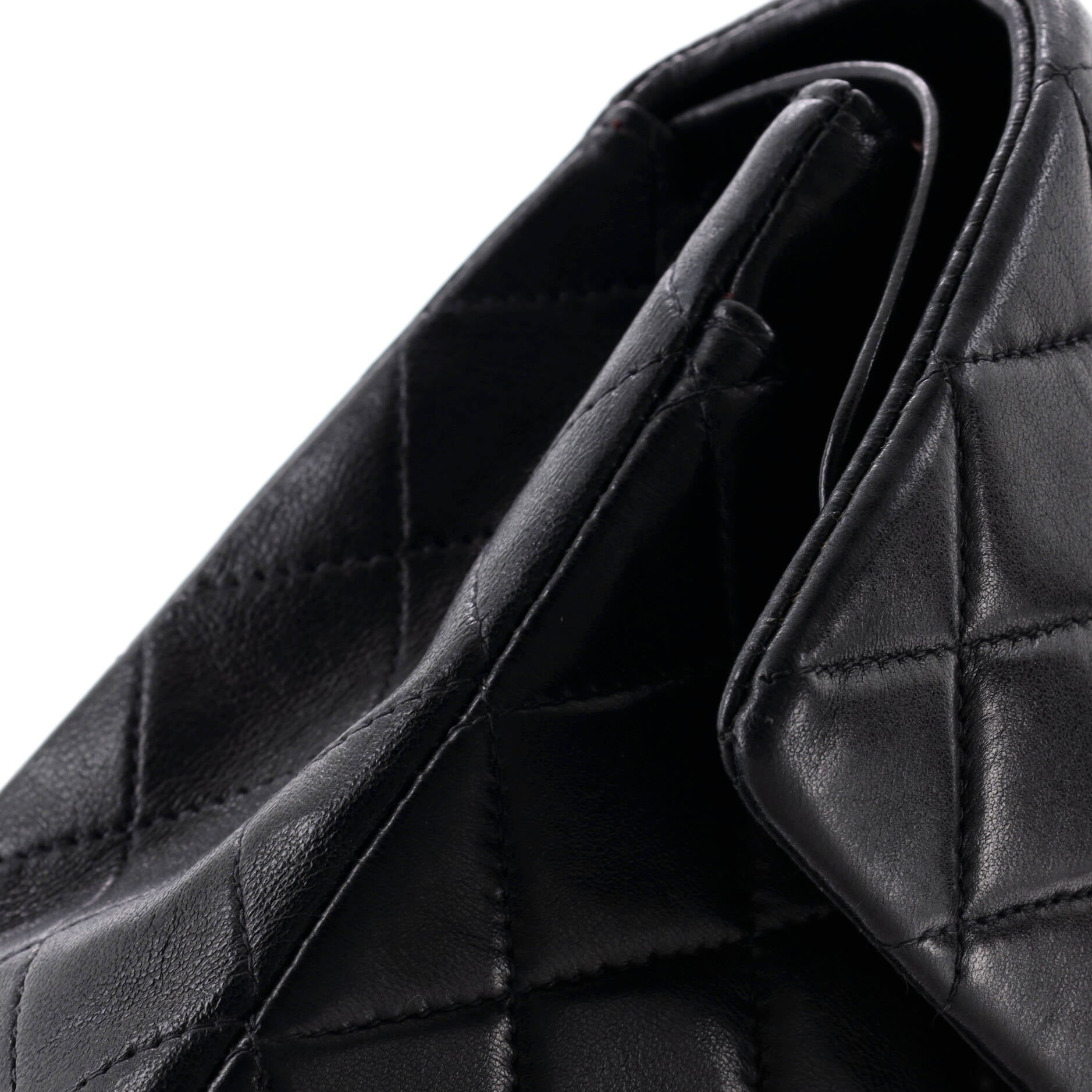 Vintage Classic Double Flap Bag Quilted Lambskin Medium