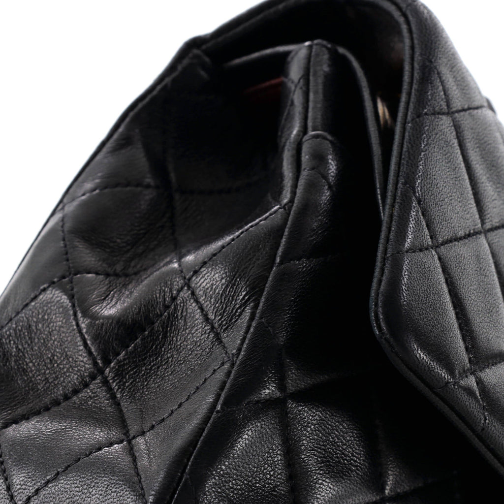 Vintage Classic Double Flap Bag Quilted Lambskin Medium