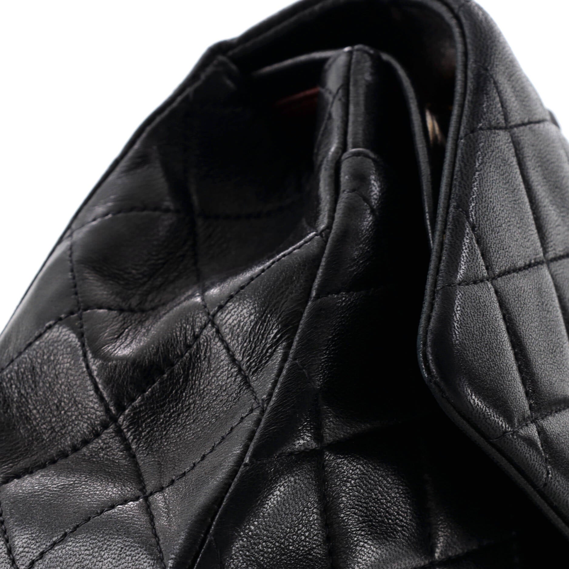 Vintage Classic Double Flap Bag Quilted Lambskin Medium