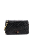 Vintage Full Flap Bag Quilted Lambskin Medium