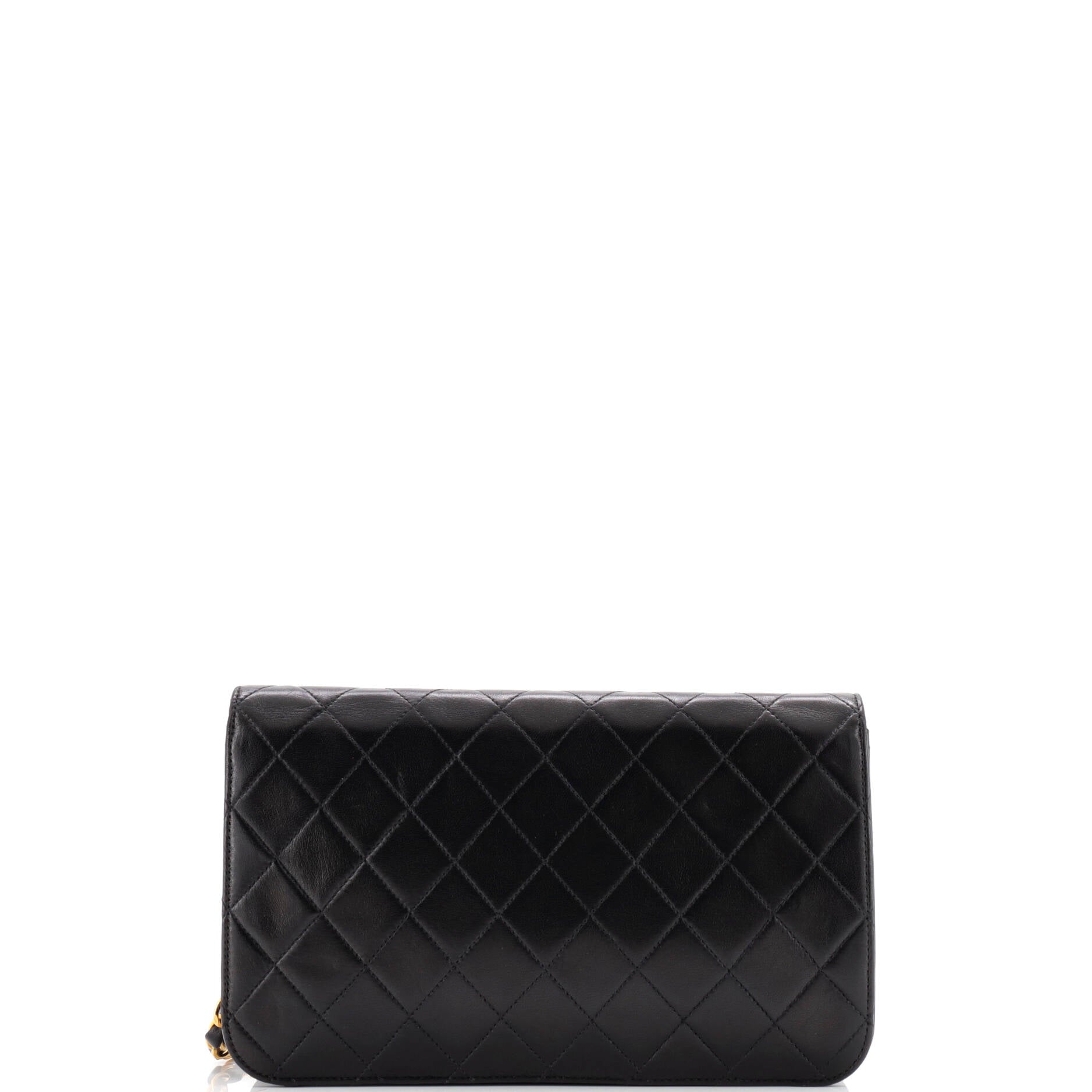 Vintage Full Flap Bag Quilted Lambskin Medium