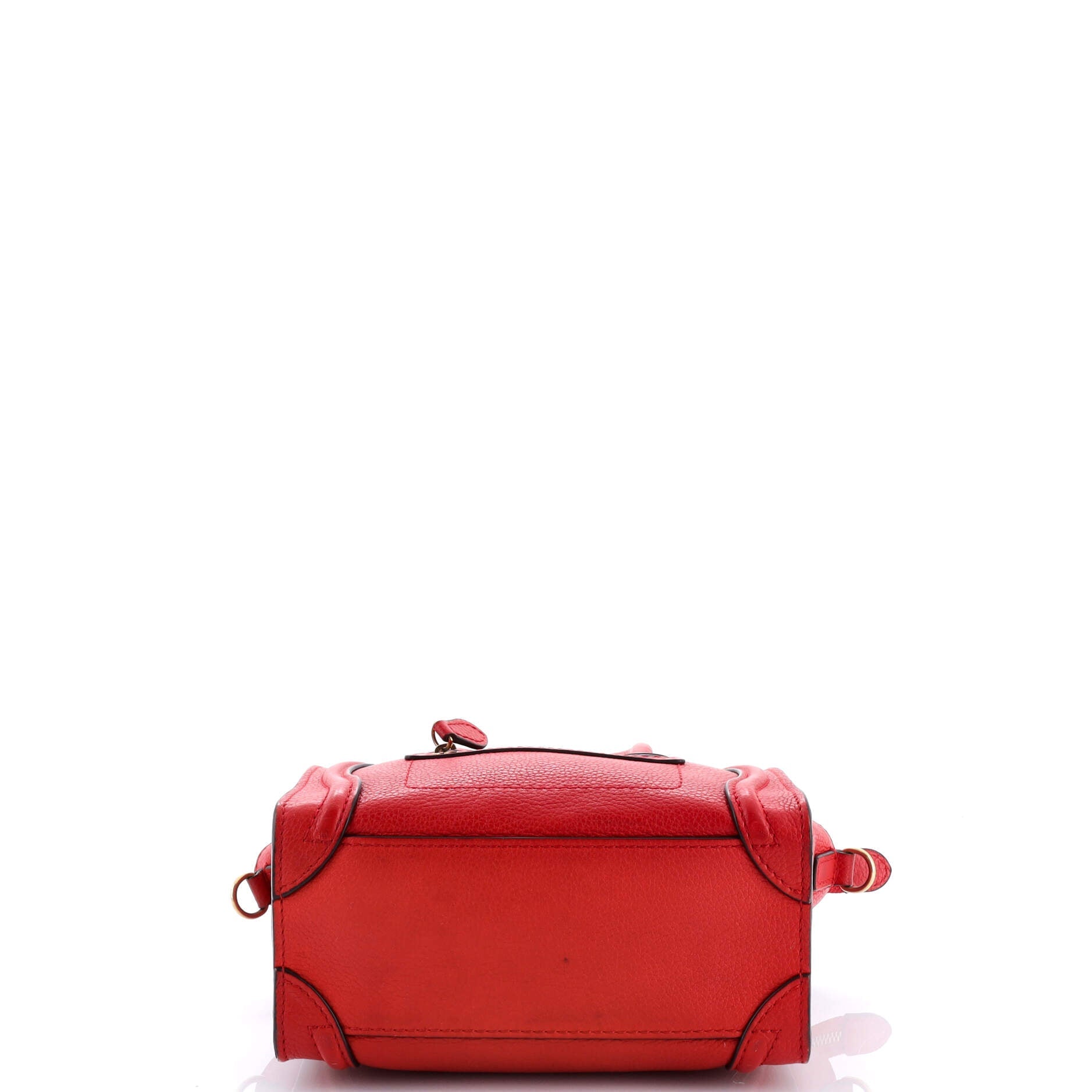 Luggage Bag Grainy Leather Nano