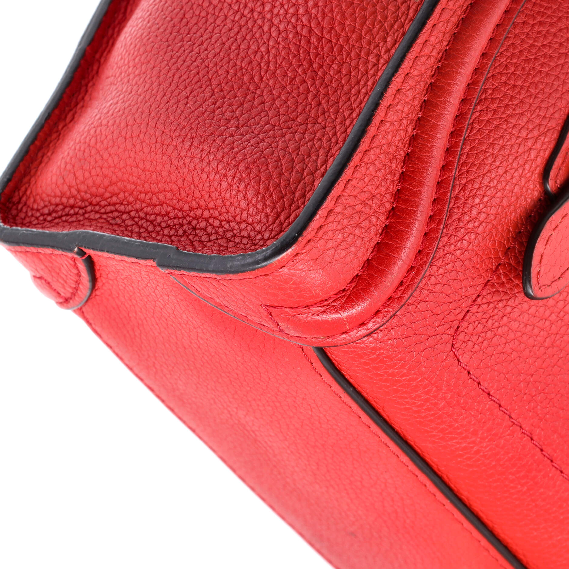 Luggage Bag Grainy Leather Nano
