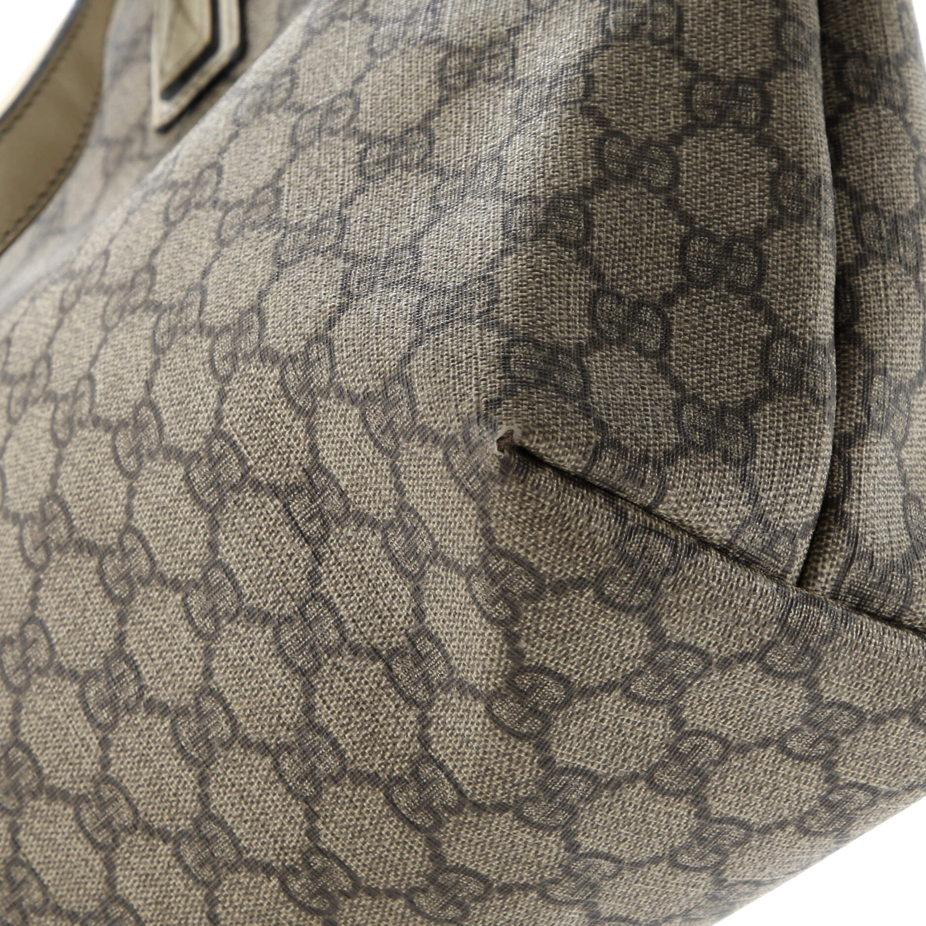 Plus Tote GG Coated Canvas with Leather Large