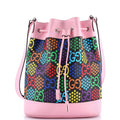 Bucket Bag Psychedelic Print GG Coated Canvas Medium
