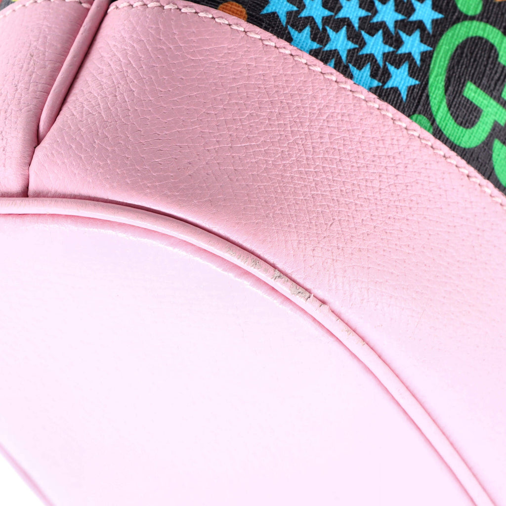 Bucket Bag Psychedelic Print GG Coated Canvas Medium